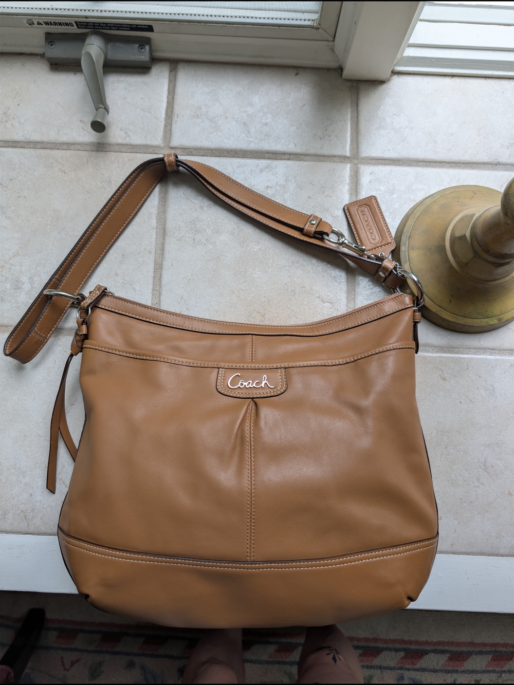 Coach Brown Leather Shoulder Bag - Picture 2 of 6